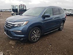 Salvage cars for sale at Elgin, IL auction: 2017 Honda Pilot Elite