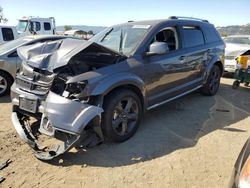 Salvage cars for sale at San Martin, CA auction: 2018 Dodge Journey Crossroad