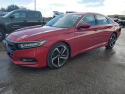 Salvage cars for sale at Orlando, FL auction: 2019 Honda Accord Sport