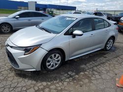 Salvage cars for sale at Woodhaven, MI auction: 2021 Toyota Corolla LE