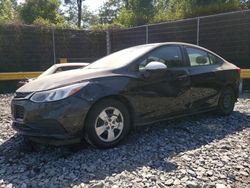 Chevrolet salvage cars for sale: 2017 Chevrolet Cruze LS