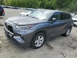 Salvage cars for sale at Marlboro, NY auction: 2021 Toyota Highlander L