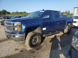 Salvage cars for sale at Duryea, PA auction: 2015 Chevrolet Silverado K1500 LT