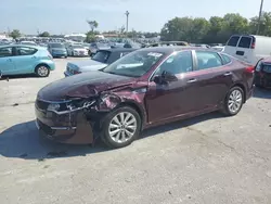 Salvage cars for sale at Lexington, KY auction: 2018 KIA Optima LX