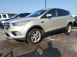 Salvage cars for sale at Woodhaven, MI auction: 2017 Ford Escape SE