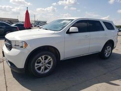 Salvage cars for sale at Grand Prairie, TX auction: 2013 Dodge Durango SSV