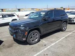 Salvage cars for sale at Van Nuys, CA auction: 2023 Jeep Grand Cherokee Trailhawk 4XE