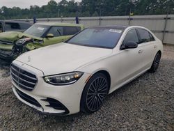 Salvage cars for sale at Ellenwood, GA auction: 2022 Mercedes-Benz S 500 4matic