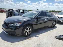 Vehiculos salvage en venta de Copart San Antonio, TX: 2017 Honda Accord LX