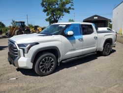 Salvage cars for sale at Montreal Est, QC auction: 2023 Toyota Tundra Crewmax Limited