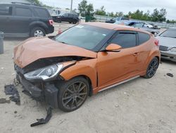 Salvage cars for sale at Pekin, IL auction: 2016 Hyundai Veloster Turbo