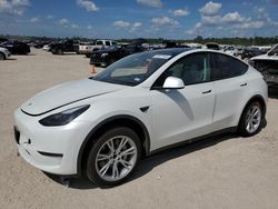 Salvage cars for sale at Houston, TX auction: 2024 Tesla Model Y