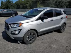 Salvage cars for sale at Savannah, GA auction: 2021 Ford Ecosport S