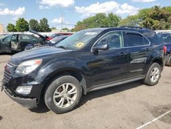 Chevrolet salvage cars for sale: 2017 Chevrolet Equinox LT