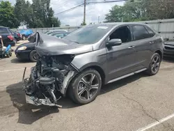 Salvage cars for sale at Moraine, OH auction: 2020 Ford Edge ST