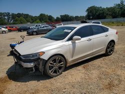 Salvage cars for sale at Theodore, AL auction: 2017 Ford Fusion Titanium