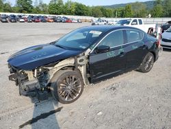 Salvage cars for sale at Grantville, PA auction: 2022 Acura ILX Premium A-Spec