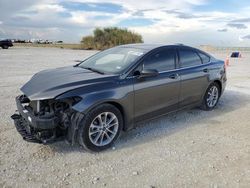 Salvage cars for sale at Taylor, TX auction: 2020 Ford Fusion SE