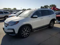 Salvage cars for sale at Sacramento, CA auction: 2019 Honda Pilot Touring