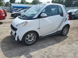 Smart salvage cars for sale: 2015 Smart Fortwo Pure