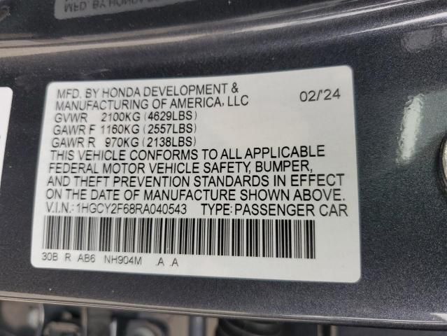 2024 Honda Accord Hybrid EXL