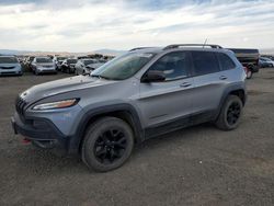 Salvage cars for sale at Helena, MT auction: 2015 Jeep Cherokee Trailhawk