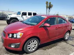 Salvage cars for sale from Copart Van Nuys, CA: 2013 Chevrolet Sonic LT