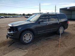 Salvage cars for sale at Colorado Springs, CO auction: 2012 Lincoln Navigator