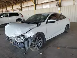 Honda salvage cars for sale: 2018 Honda Civic EX