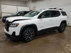 Salvage cars for sale from Copart Davison, MI: 2021 GMC Acadia SLE