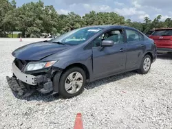 Honda salvage cars for sale: 2015 Honda Civic LX