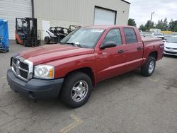 Salvage cars for sale at Woodburn, OR auction: 2007 Dodge Dakota Quattro