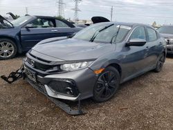 Honda salvage cars for sale: 2018 Honda Civic EX