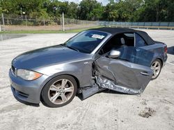 Salvage cars for sale from Copart Fort Pierce, FL: 2010 BMW 128 I