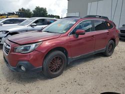 Salvage cars for sale at Tifton, GA auction: 2018 Subaru Outback 2.5I Premium