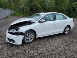 Volkswagen salvage cars for sale: 2017 Volkswagen Jetta SE