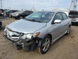 Salvage cars for sale at Elgin, IL auction: 2013 Toyota Corolla Base