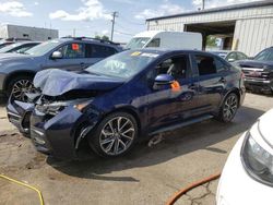 Salvage cars for sale at Chicago Heights, IL auction: 2021 Toyota Corolla SE