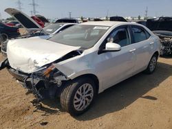 Salvage cars for sale at Elgin, IL auction: 2017 Toyota Corolla L