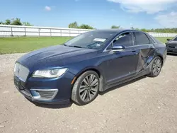 Salvage cars for sale at Houston, TX auction: 2017 Lincoln MKZ Select