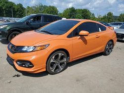 Salvage cars for sale at Marlboro, NY auction: 2015 Honda Civic SI