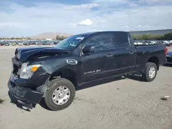 Salvage cars for sale at Las Vegas, NV auction: 2017 Nissan Titan XD S