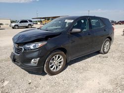 Salvage cars for sale at Temple, TX auction: 2018 Chevrolet Equinox LS