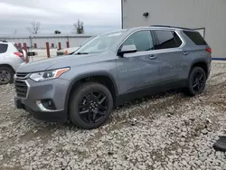 Salvage cars for sale at Appleton, WI auction: 2021 Chevrolet Traverse LT