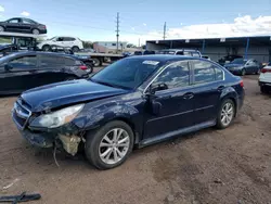 Salvage cars for sale at Colorado Springs, CO auction: 2013 Subaru Legacy 3.6R Limited