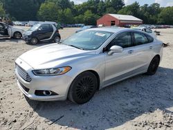 Salvage cars for sale at Mendon, MA auction: 2014 Ford Fusion Titanium