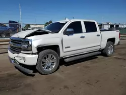 Vehiculos salvage en venta de Copart Denver, CO: 2018 Chevrolet Silverado K1500 High Country