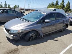 Salvage cars for sale at Rancho Cucamonga, CA auction: 2015 Honda Civic SE