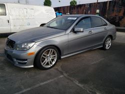 Salvage cars for sale at Wilmington, CA auction: 2012 Mercedes-Benz C 250