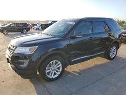 Salvage cars for sale at Grand Prairie, TX auction: 2017 Ford Explorer XLT